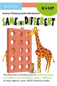 Kindergarten Same and Different
