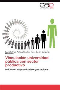 Vinculacion Universidad Publica Con Sector Productivo