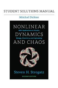 Student Solutions Manual for Nonlinear Dynamics and Chaos, 2nd Edition