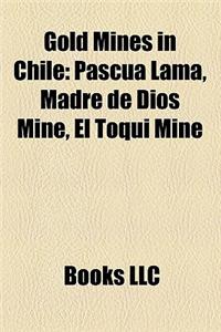 Gold Mines in Chile: Pascua Lama, Madre de Dios Mine, El Toqui Mine