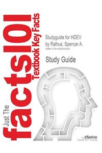 Studyguide for Hdev by Rathus, Spencer A., ISBN 9781285057224
