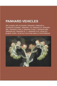 Panhard Vehicles: Panhard 178, Panhard 24, Panhard Dyna Z, Erc 90 Sagaie, Panhard, Panhard AML, Panhard VCR, Panhard Ebr, Panhard Dyna X