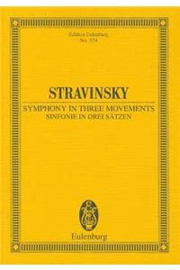 Symphony in Three Movements: Study Score