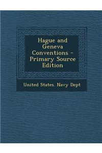 Hague and Geneva Conventions
