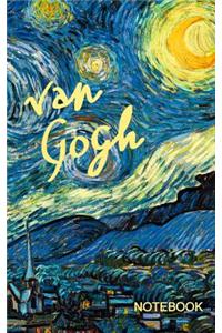 Van Gogh Notebook: Starry Night ( Journal / Cuaderno / Portable / Gift )