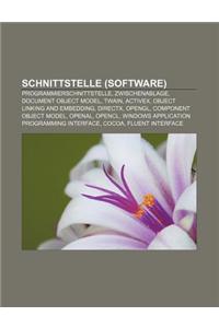 Schnittstelle (Software): Programmierschnittstelle, Zwischenablage, Document Object Model, Twain, ActiveX, Object Linking and Embedding