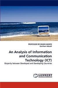 Analysis of Information and Communication Technology (Ict)