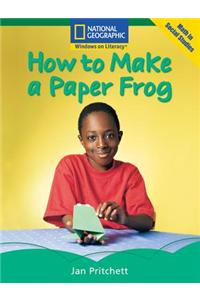 How to Make a Paper Frog