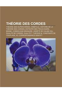 Theorie Des Cordes: Theorie Des Supercordes, Orbifold, Histoire de La Theorie Des Cordes, Entropie Des Trous Noirs, Brane, Cosmologie Bran