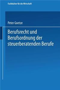 Berufsrecht Und Berufsordnung Der Steuerberatenden Berufe