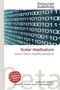 Scalar Implicature