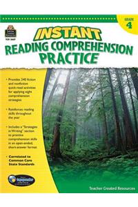 Instant Reading Comprehension Practice: Grade 4