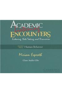 Academic Listening Encounters Human Behavior Class Audio CDs (4)