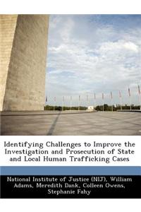 Identifying Challenges to Improve the Investigation and Prosecution of State and Local Human Trafficking Cases