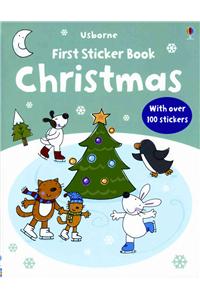 Usborne First Sticker Book: Christmas