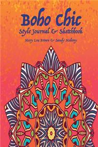 Boho Chic Style Journal & Sketchbook