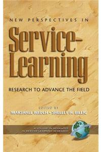 New Perspectives in Service-Learning: Research to Advance the Field (Hc)