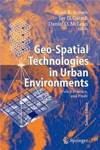 Geo-Spatial Technologies in Urban Environments