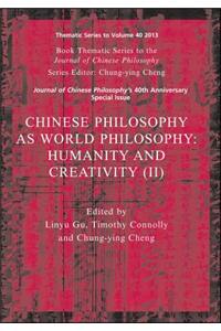 Chinese Philosophy as World PH