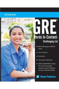 GRE Words in Context -- Challenging List