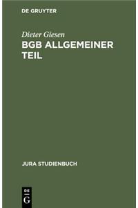 Bgb Allgemeiner Teil