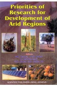Priorities of Research for Development of Arid Regions