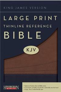 Large Print Thinline Reference Bible-KJV