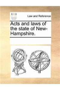Acts and Laws of the State of New-Hampshire.