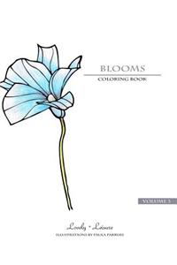 Blooms - Volume 3: Lovely Leisure Coloring Books