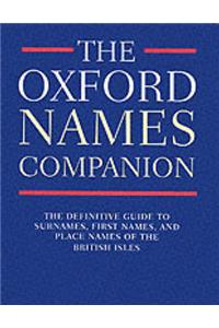 The Oxford Names Companion