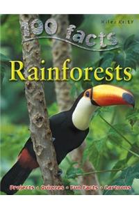 100 Facts Rainforests: Projects, Quizzes, Fun Facts, Cartoons