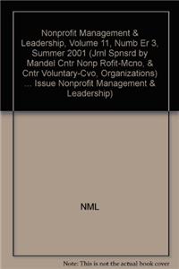 Nonprofit Management & Leadership, No. 3, Spring 2001