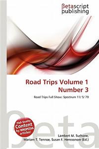 Road Trips Volume 1 Number 3