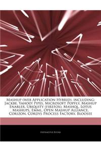 Articles on Mashup (Web Application Hybrid), Including: Jackbe, Yahoo! Pipes, Microsoft Popfly, Mashup Enabler, Ubiquity (Firefox), Mashql, Lotus Mash