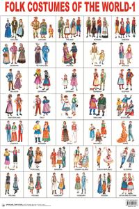 Folk Costumes Of The World - 1