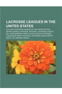 Lacrosse Leagues in the United States: College Lacrosse Leagues in the United States, Major League Lacrosse, National Lacrosse League