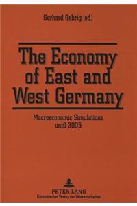The Economy of East and West Germany: Macroeconomic Simulations Until 2005