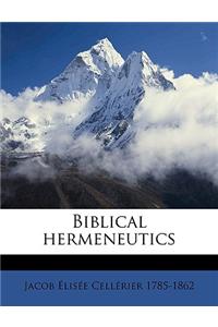 Biblical Hermeneutics