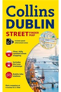 Collins Dublin Streetfinder Colour Map