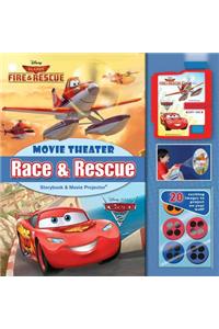 Race & Rescue Movie Theater Storybook & Movie Projector [With Movie Projector]