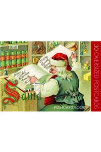 Santa Claus Postcard Book