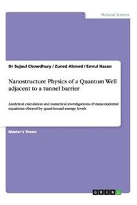 Nanostructure Physics of a Quantum Well Adjacent to a Tunnel Barrier