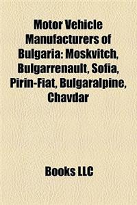 Motor Vehicle Manufacturers of Bulgaria