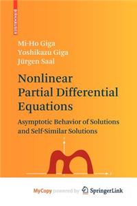 Nonlinear Partial Differential Equations