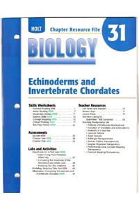 Cr 31 Echinoderms/Invrt Biology 2004