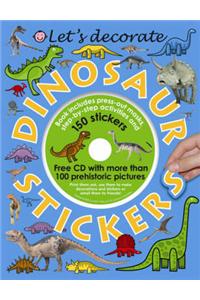 Let's Decorate Dinosaur Stickers