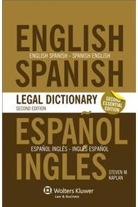 Essential English/Spanish and Spanish/English Legal Dictionary