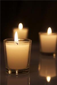 A Romantic Votive Candle Journal: 150 Page Lined Notebook/Diary