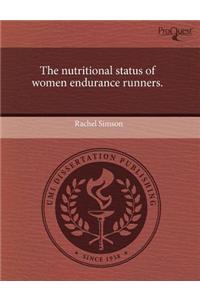 The Nutritional Status of Women Endurance Runners.