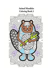 Animal Mandalas Coloring Book 3